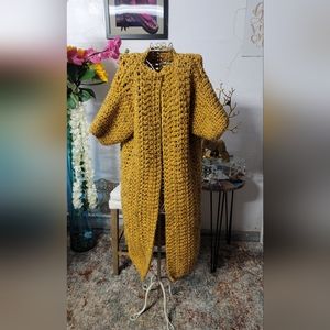 Hand crotchet cardigan OS